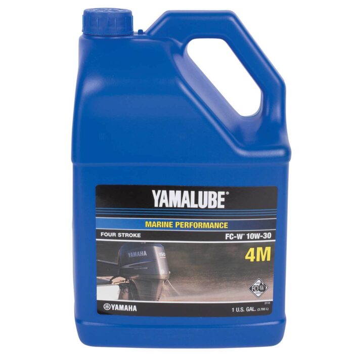 YAMAHA–Yamalube Marine Performance Four-Stroke FC-W 10W-30 Oil, Gallon - Image 1